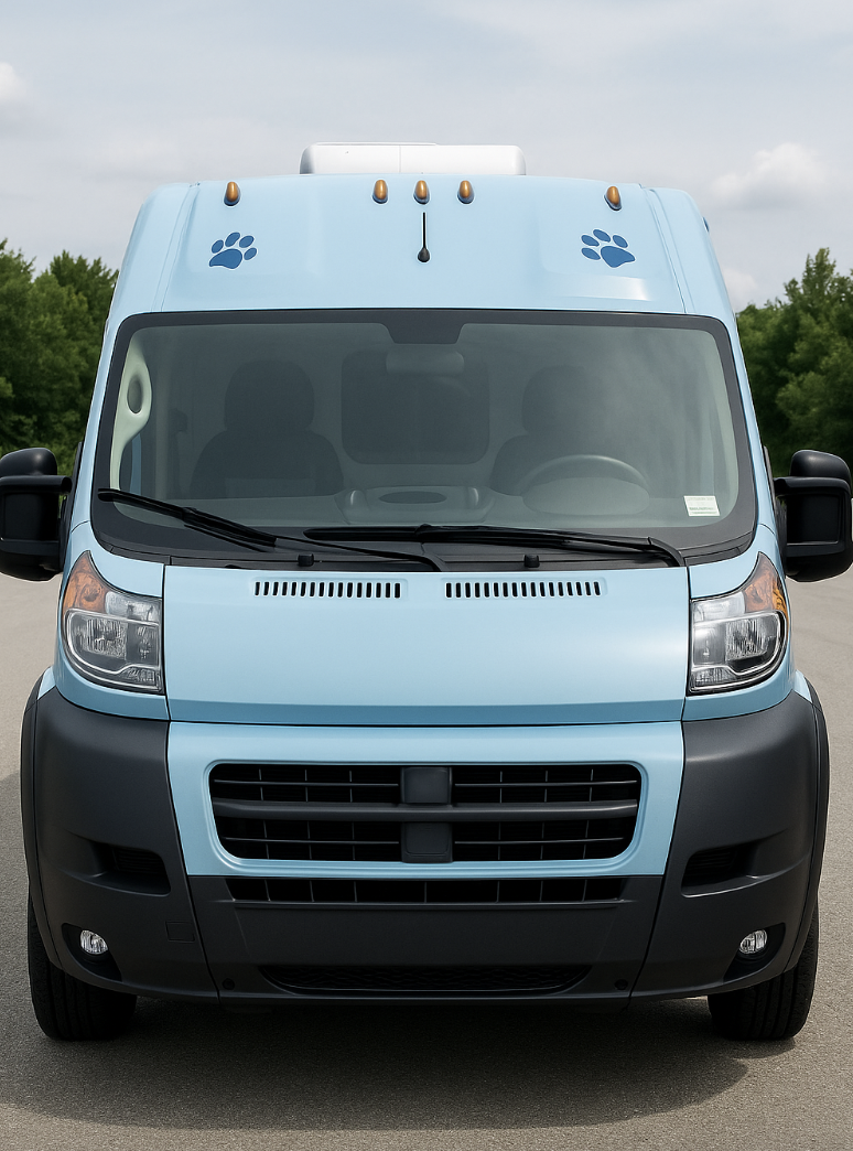 Monster Paws Mobile - Front View